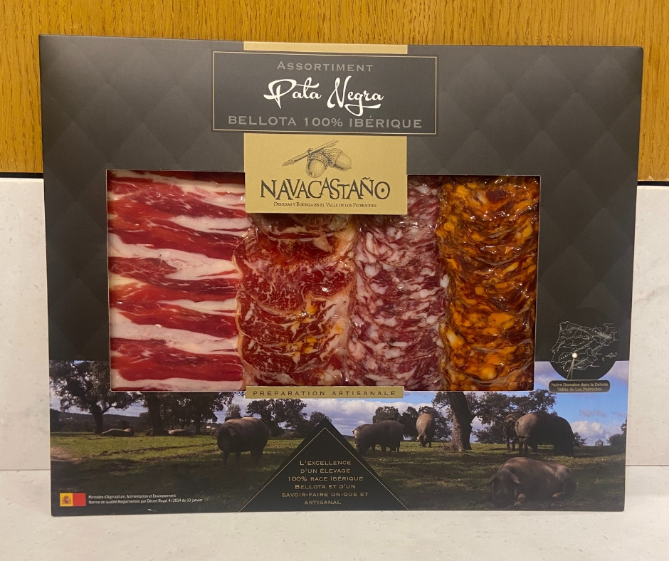 Assortiment de Charcuteries Bellota 100% Iberique Pata Negra