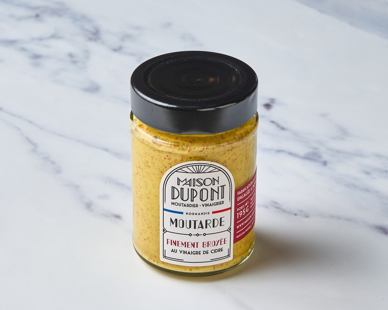 Moutardes de la "MAISON DUPONT" - Finement broyée au vinaigre de cidre